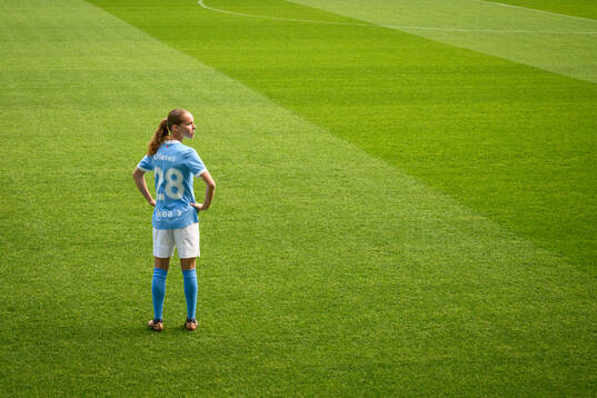Malmö FF presenterar Karoline Olesen som ny spelare