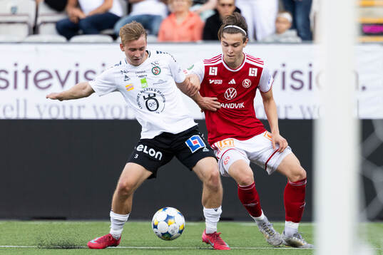 Örebros Oskar Käck och Sandvikens IFs Oscar Sjöstrand