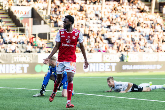 Sandvikens IFs Mohammed Mahammed jublar