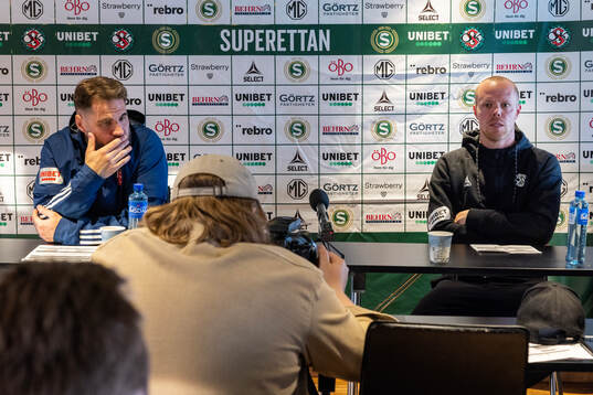 Sandvikens IFs huvudtränare Eldar Abdulic och Örebros