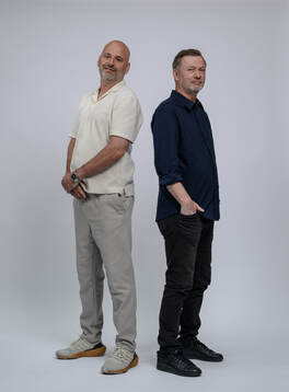 Assistant coach Magnus Wikman and head coach Peter