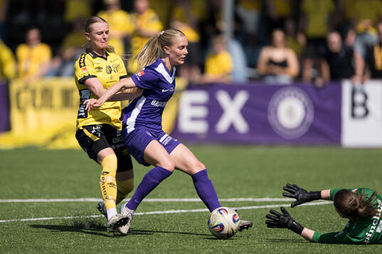 Elfsborgs Hanna Jiozon och Jitexs Hanna Comnell