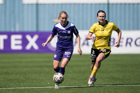 Jitexs Hanna Comnell och Elfsborgs Ellen Nilsson