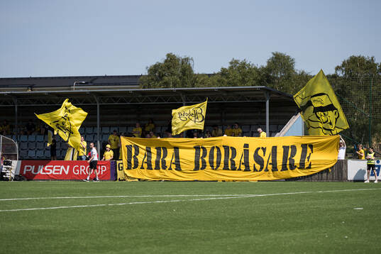 Elfsborgs supportrar på läktaren