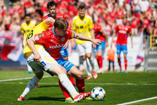 Falkenbergs Linus Borgström och Helsingborgs Simon