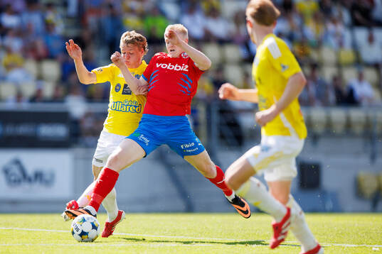 Falkenbergs Melker Nilsson och Helsingborgs Oscar Aga