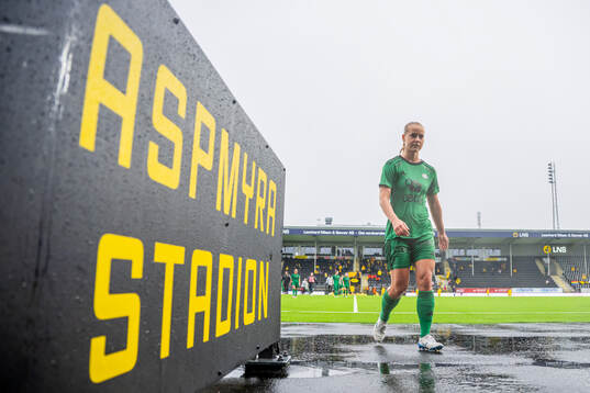 Selma Pettersen of Vålerenga at half-time