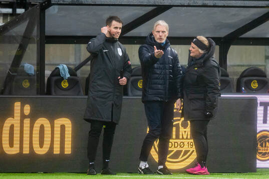 Head coach Cato Andre Hansen and fitness coach Rikke