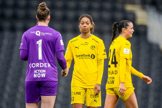 Regina Fiabema of Bodø/Glimt looks dejected