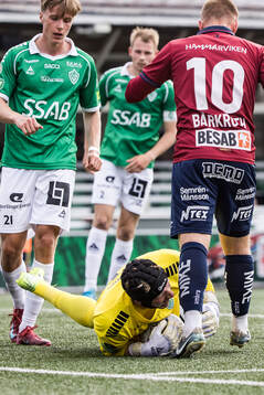 Brages målvakt Viktor Frodig