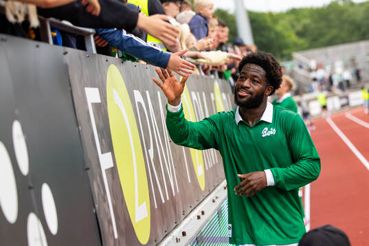 Varbergs Kevin Appiah Nyarko jublar