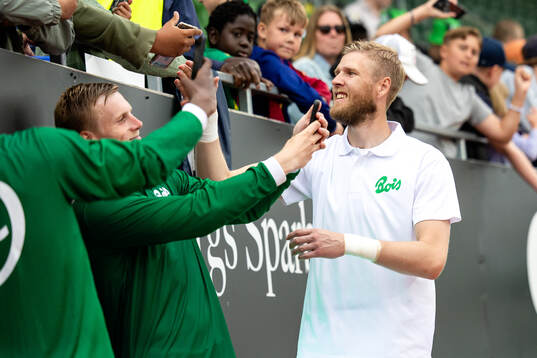 Varbergs Fredrik Andersson jublar