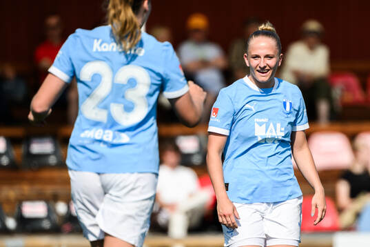 Malmö FFs Tuva Skoog jublar