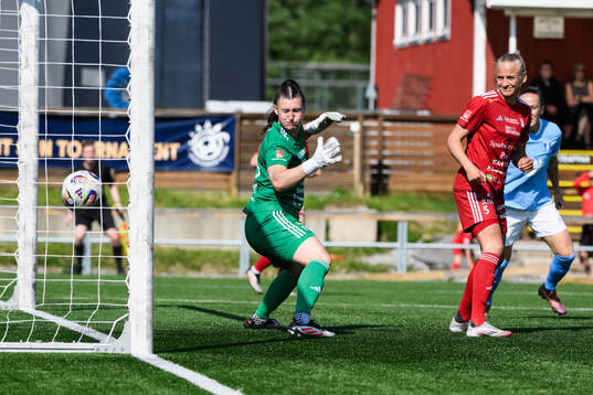 Piteås målvakt Lauren Brzykcy släpper in 0-3 av Malmö