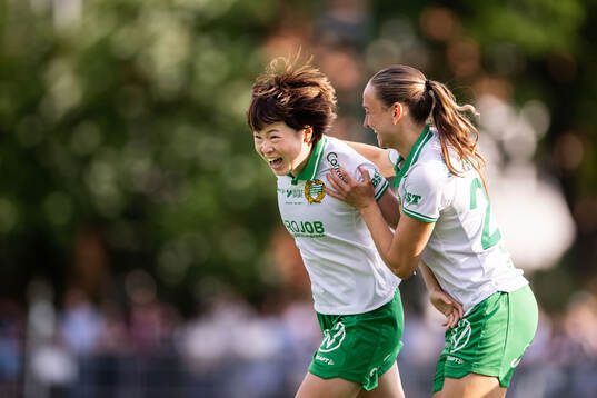 Hammarbys Asato Miyagawa jublar
