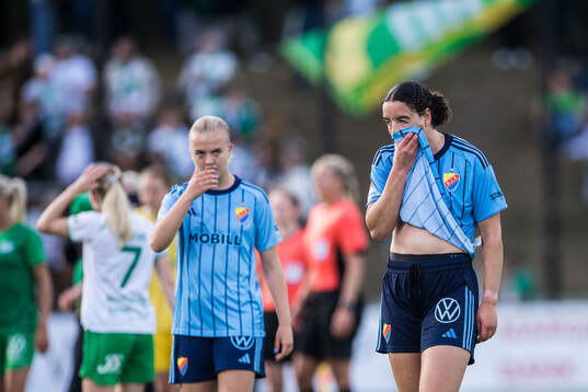 Djurgårdens Camille Ashe deppar