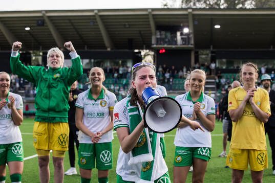 Hammarbys Smilla Vallotto jublar