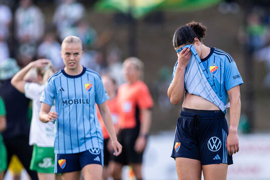 Djurgårdens Camille Ashe deppar