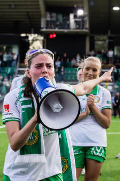 Hammarbys Smilla Vallotto jublar