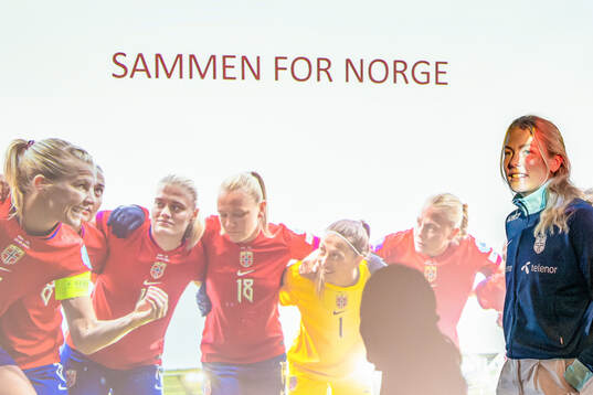 Guro Bergsvand of the Norwegian women's national football