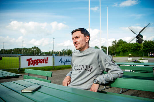 Höllvikens sportchef Alex Sundqvist