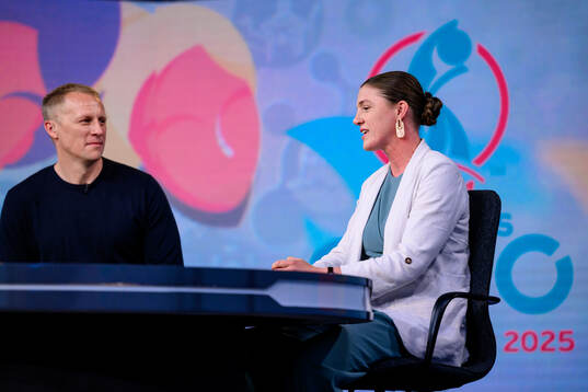 Expert Kirsten van de Ven i studion
