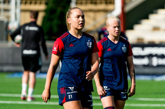 Rosengårds Oona Sevenius och Anni Hartikainen
