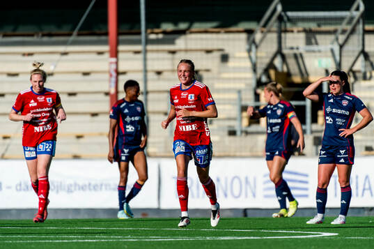 Vittsjös Olivia Wänglund jublar