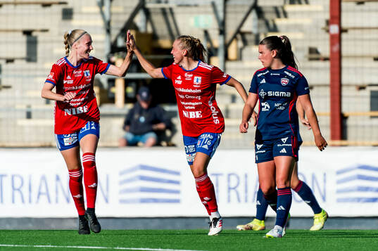 Vittsjös Olivia Wänglund jublar