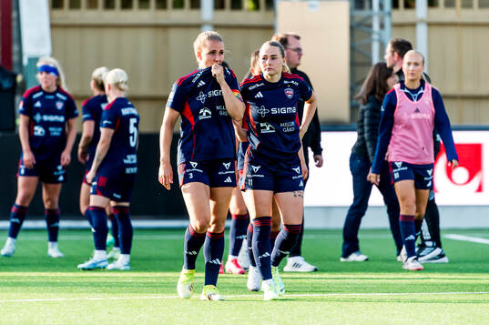 Rosengårds Gudrun Arnardottir och Emma Jansson deppar