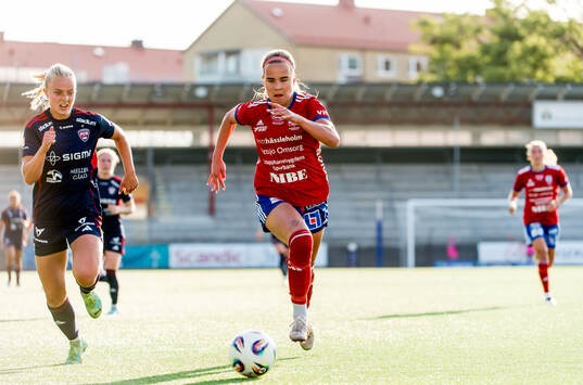 Rosengårds Emilie Woldvik och Vittsjös Ilona Walta