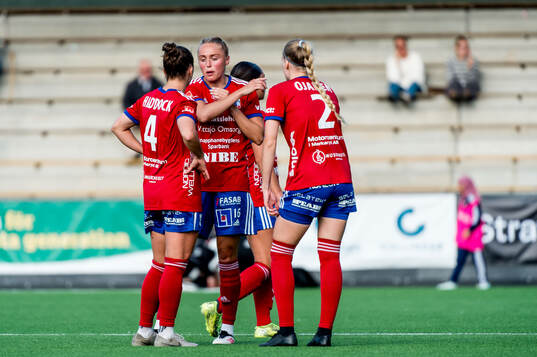 Vittsjös Anna Haddock, Olivia Wänglund och Sanni Ojanen