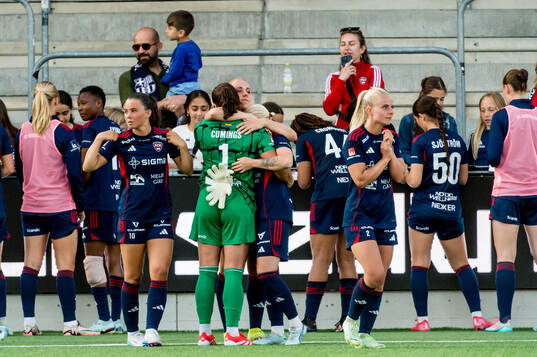 Rosengårds spelare och supportrar deppar