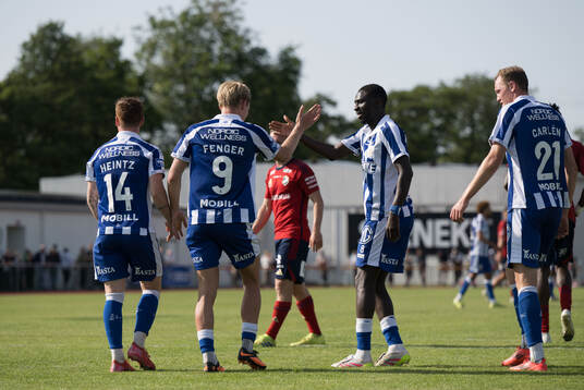 IFK Göteborgs Tobias Heintz, Max Fenger, Imam Jagne och