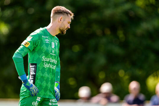 Elfsborgs målvakt Lucas Hägg Johansson deppar