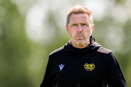 Mjällbys players manager Patrik Andersson