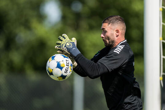 GAISs målvakt Mergim Krasniqi