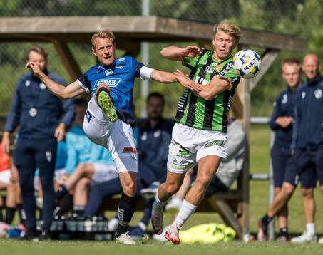 Bläddra bland fler bilder av Fotboll, Träningsmatch, Halmstad - GAIS
