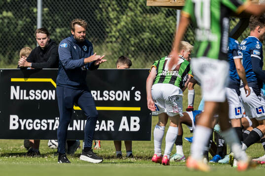 Halmstads assisterande tränare Adam Larsson