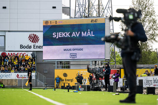 Video assistant referee (VAR) check