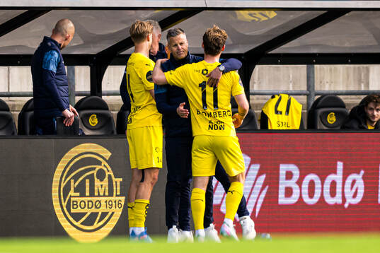 Kjetil Knutsen, head coach of Bodø/Glimt, and Ole Didrik
