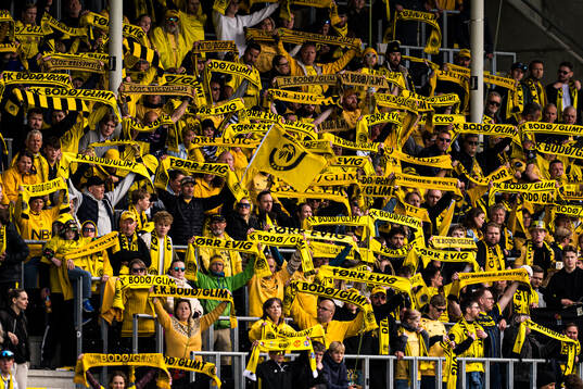 Spectators in the stands