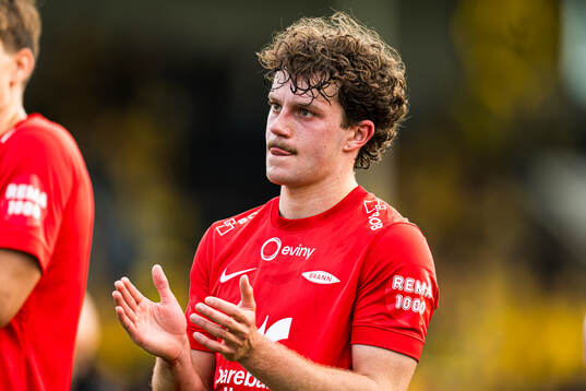 Denzel De Roeve of Brann looks dejected