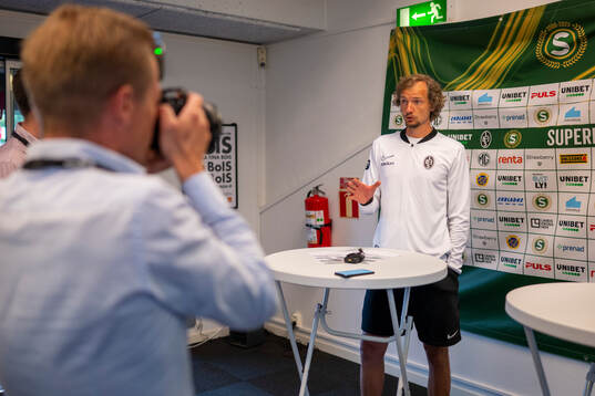 Landskronas tränare Robin Asterhed