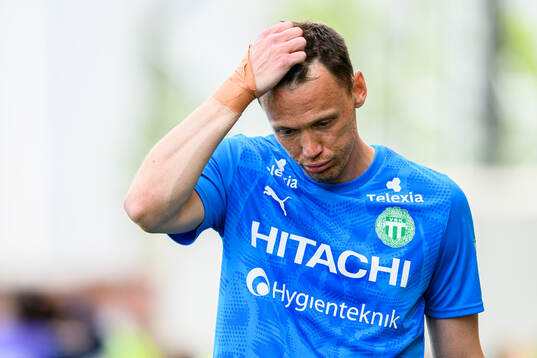 Västerås målvakt Anton Fagerström deppar