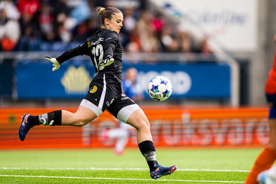 Goalkeeper Idun-Kristine Jørgensen of AaFK Fortuna