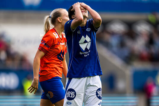 Yugyeong Jeon of Molde looks dejected