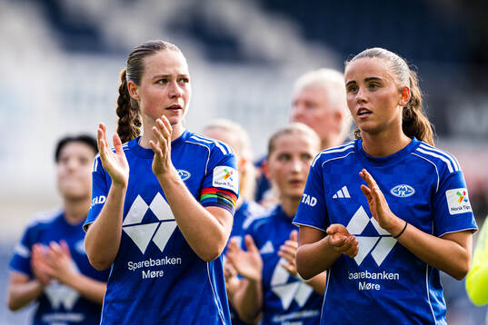 Laura Nielsen-Guldbjerg Pedersen and Emma Sæther of Molde
