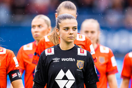 Goalkeeper Idun-Kristine Jørgensen of AaFK Fortuna