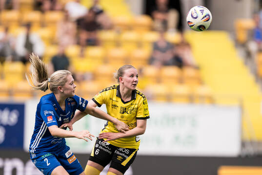 Sunnanås Klara Lindbäck och Elfsborgs Hanna Gunnarsson